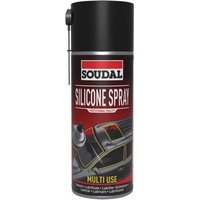 Silikonspray Soudal 400 ml - transparent von SOUDAL