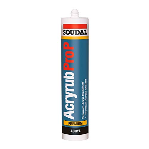 Soudal Acryrub Pro P, 310ml, weiss Soudal Acryrub Pro P, 310ml, weiss von Soudal