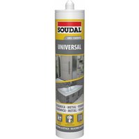 Universal Silikon Grau 280ml 115927 - Soudal von SOUDAL