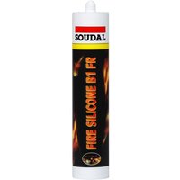 Fire silicone B1 FR310ml grau 77108998 schwerentflammbarer Silikon - Soudal von SOUDAL