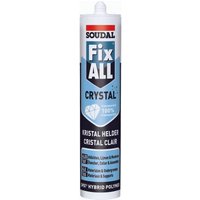 Transparente Klebemasse - Fix ALL "CRYSTAL" 290ml von SOUDAL