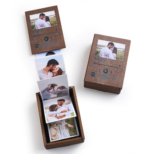 Personalisiertes Holz Fotobuch mit Ziehharmonika Foto für Paare, Ausziehbares Fotoalbum, Personalisiertes Geschenk zum Geburtstag, Hochzeits oder Jubiläums Erinnerungsbox, Fotobox Geschenk Personalisiertes Holz Fotobuch mit Ziehharmonika Foto für Paare, Ausziehbares Fotoalbum, Personalisiertes Geschenk zum Geburtstag, Hochzeits oder Jubiläums Erinnerungsbox, Fotobox Geschenk von SOUFEEL