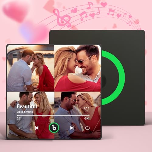 SOUFEEL Personalisierter Spotify Fotomagnet Personalisierte Musik Kühlschrankmagnet Selbst Gestalten können Lieder Spielen Dekoration Geschenk für Paare Familie Weihnachten Valentinstag Geburtstag von SOUFEEL