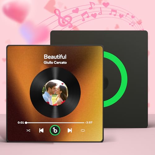 SOUFEEL Personalisierter Spotify Fotomagnet Personalisierte Musik Kühlschrankmagnet Selbst Gestalten können Lieder Spielen Dekoration Geschenk für Paare Familie Weihnachten Valentinstag Geburtstag von SOUFEEL