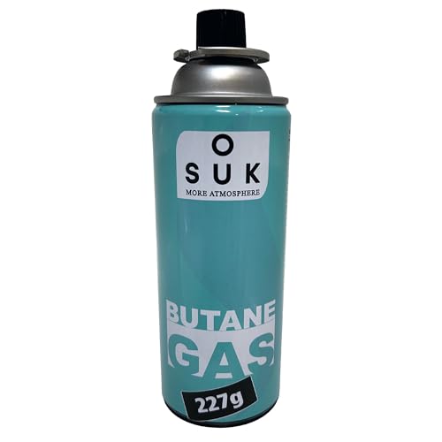 SOUK ONE 28x 227g Gaskartusche Typ MSF-1a Bajonett Ventil Campingkocher, Gasheizung, Camping Gas Butangas Kartusche von SOUK ONE