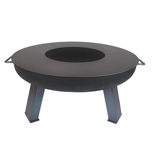 SOUK ONE Plancha Ø 80 cm Feuerring Feuerplatte Grillring für Feuerschale oder Feuertonne - Grillplatte aus Stahl 4mm Dick (Lieferumfang 1x Plancha) von SOUK ONE