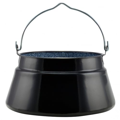 SOUK ONE Ungarischer Gulaschkessel Topf Fischkessel Emaillierter Kessel für Gulasch Topf für Schwenkgrill (Kessel 6l) von SOUK ONE