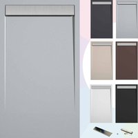 Duschwanne – Harz – Gelcoat – Glatte/Stein-Textur – Rutschfest – Farbe Grau 150x90 Extra flach 3 cm INOX-Abdeckung - Soulbath von SOULBATH