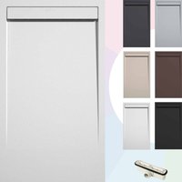 Duschwanne – Harz – Gelcoat – Glatte/Stein-Textur – Rutschfest – Farbe Weiß 170x90 Extra plat 3Cm Minimalistisches Design - Soulbath Duschwanne – Harz – Gelcoat – Glatte/Stein-Textur – Rutschfest – Farbe Weiß 170x90 Extra plat 3Cm Minimalistisches Design - Soulbath von SOULBATH