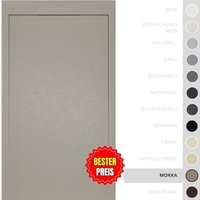 Soulbath - Ultra flache, rutschfeste Duschwanne – Harz Gelcoat – Glatte/Stein-Textur – mokka - 90x80 - Integrierte Abdeckung in gleicher Farbe Soulbath - Ultra flache, rutschfeste Duschwanne – Harz Gelcoat – Glatte/Stein-Textur – mokka - 90x80 - Integrierte Abdeckung in gleicher Farbe von SOULBATH