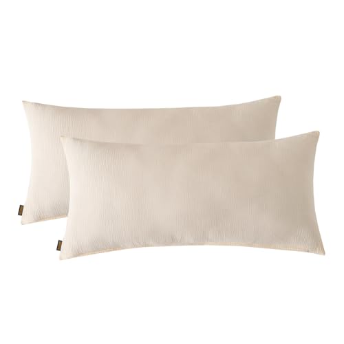 SOULFUL Doppelte Muslin Kissenbezug 40x80 Baumwolle, Hellbeige SOULFUL Doppelte Muslin Kissenbezug 40x80 Baumwolle, Hellbeige von SOULFUL