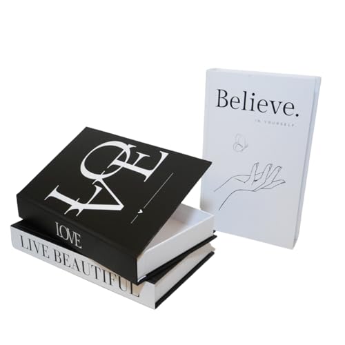 SOULLION Deko Bücher 3er Set – Stilvolle Buchbox mit Aufbewahrung für moderne Inneneinrichtung | Ästhetisches Design | Stapelbar & Robust SOULLION Deko Bücher 3er Set – Stilvolle Buchbox mit Aufbewahrung für moderne Inneneinrichtung | Ästhetisches Design | Stapelbar & Robust von SOULLION