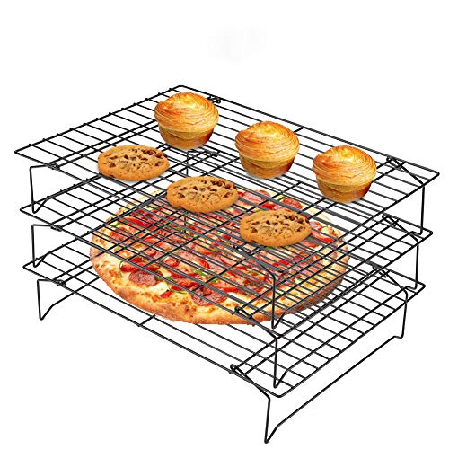 SOULONG 3 Etagen, Kühlgitter aus Edelstahl, antihaftbeschichtet von SOULONG