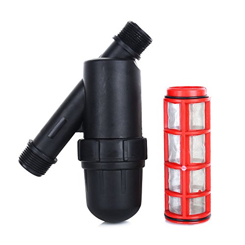 SOULONG Bewässerungsfilter, 1,9 cm Y-Wasserfilter Sieb 120 PSI für Garten Gewächshaus landwirtschaftlichen Tropfen, Y-Typ, hochpräzise Tropfbewässerungsscheibenfilter, große Kapazität Scheibenfilter von SOULONG