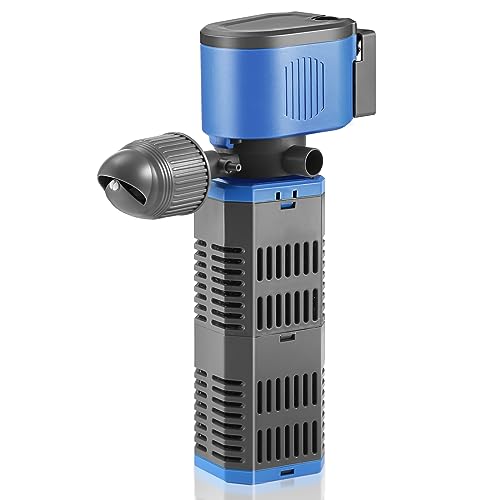 SOUSLOW Interner Aquariumfilter mit Durchfluss, Einstellbarer Luftdurchfluss, geräuscharm und leise (23 W) von SOUSLOW