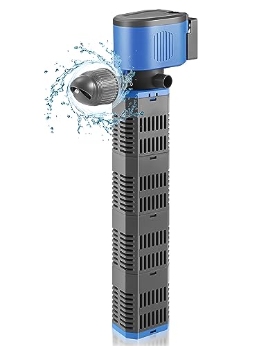 SOUSLOW Interner Aquariumfilter mit Durchfluss, Einstellbarer Luftdurchfluss, geräuscharm und leise (42 W) von SOUSLOW