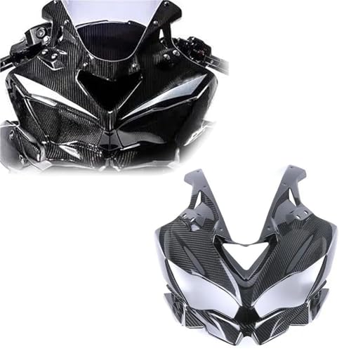 SOUTES Verkleidung Für Kawasaki ZX25R 2020–2024 2023 2022 2021 Motorradzubehör Carbon-Kopfplatte Frontverkleidung Schutzabdeckung Verkleidungsabdeckung von SOUTES