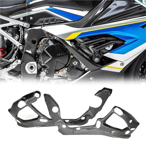 SOUTES Verkleidung Für S1000RR 2019-2023 2022 2021 2020 Motorradzubehör Kohlefaserfarbe Rahmenabdeckung Verkleidung Schutzabdeckung Seitenschutz Verkleidungsabdeckung von SOUTES