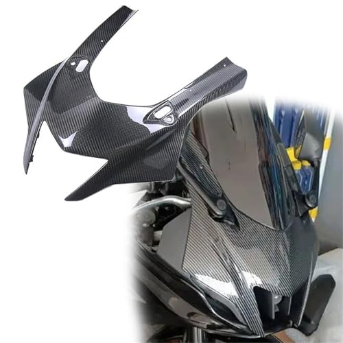 SOUTES Verkleidung Für Yamaha YZF-R7 YZFR7 2022 2023 Motorradzubehör Schutzverkleidung Gugelabdeckung Carbon Fiber Front Kopfplatte Abdeckung Frontverkleidung Panel von SOUTES