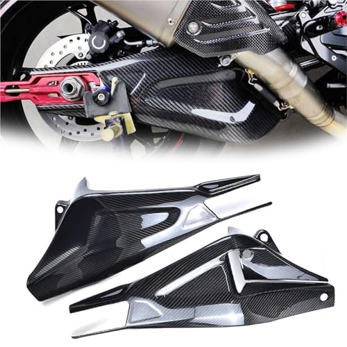 SOUTES Verkleidung Motorradzubehör Schutzverkleidungsabdeckung Carbonfaser-Schwingarmplatten Schwingenschutzverkleidungsabdeckung Für M1000RR 2021 2022 2023 2024 von SOUTES