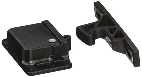 SOUTHCO C3–810 Serie passiviert Kunststoff Grabber Catch Seite Mount verdeckter push-to-close Verriegelung mit Schwarz Feder, 44 N Pullup, schwarz, Pack of 1 von SOUTHCO