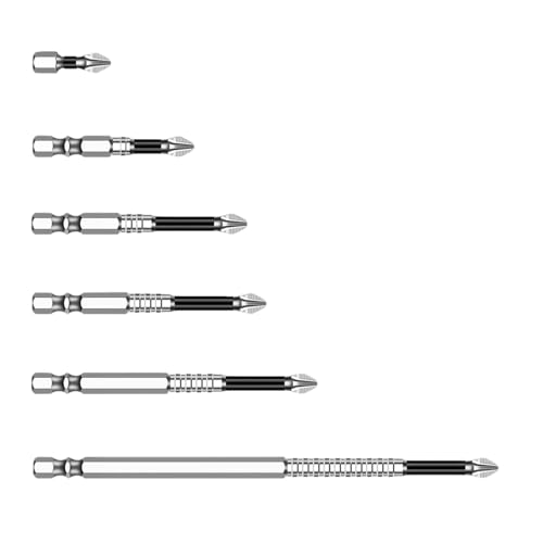 6 Stück Schraubendreher-Bits für eine lange Lebensdauer, verbesserte Effizienz, professionelle magnetische Einwirkungen 6 Stück Schraubendreher-Bits für eine lange Lebensdauer, verbesserte Effizienz, professionelle magnetische Einwirkungen von SOUTHJIELING