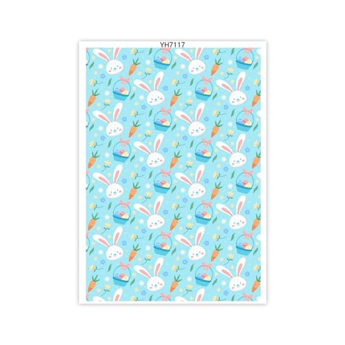 SOUTHJIELING Easters Tonspitze, Eier, Farbe lösliches Papier, lösliche Tonblätter, einfach zu verwenden für Ohrringe aus Ton von SOUTHJIELING