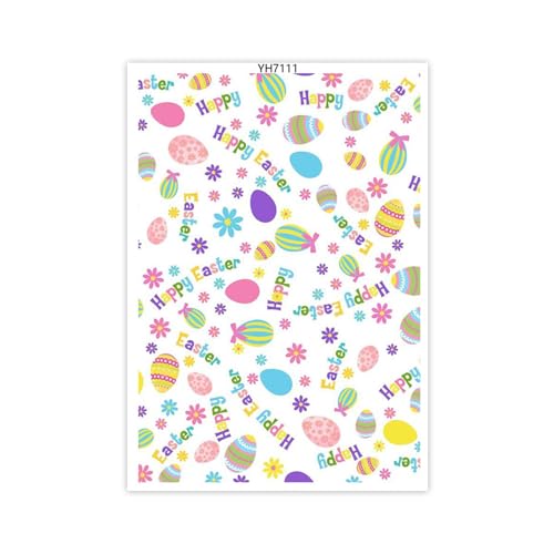 SOUTHJIELING Easters Tonspitze, Eier, Farbe lösliches Papier, lösliche Tonblätter, einfach zu verwenden für Ohrringe aus Ton von SOUTHJIELING