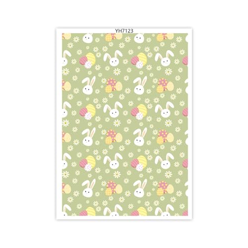 SOUTHJIELING Easters Tonspitze, Eier, Farbe lösliches Papier, lösliche Tonblätter, einfach zu verwenden für Ohrringe aus Ton von SOUTHJIELING