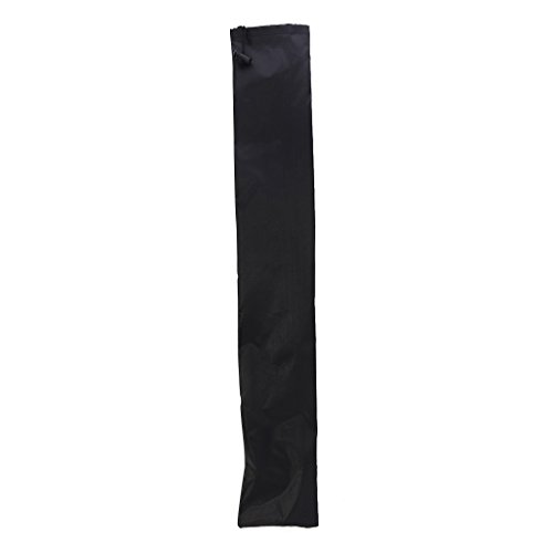 SOUTHJIELING Tragbare schwarze Trekkingstock-Tragetasche Aufbewahrungstasche Tasche mit Kordelzug für Gehstock, Wanderstöcke, Reisen für Cas von SOUTHJIELING