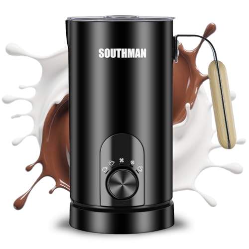 Milchaufschäumer Elektrisch 5 in 1 – Automatischer Milchaufschäumer 350 ml große Kapazität Milchdampfer und Aufschäumer Milcherhitzer und Wärmer Heiß & Kalt Milchschäumer Maker für Latte Kaffee Milchaufschäumer Elektrisch 5 in 1 – Automatischer Milchaufschäumer 350 ml große Kapazität Milchdampfer und Aufschäumer Milcherhitzer und Wärmer Heiß & Kalt Milchschäumer Maker für Latte Kaffee von SOUTHMAN
