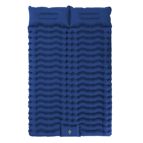 SOUUXIU Doppel Camping Isomatte Isomatte Strand Aufblasbare Feuchtigkeitsbeständige Pad 3D Wellpappe 4 Zoll Camping Zelt Luftkissen Selbstaufblasende Isomatte Geeignet für 2 Personen Rucksackreisen SOUUXIU Doppel Camping Isomatte Isomatte Strand Aufblasbare Feuchtigkeitsbeständige Pad 3D Wellpappe 4 Zoll Camping Zelt Luftkissen Selbstaufblasende Isomatte Geeignet für 2 Personen Rucksackreisen von SOUUXIU