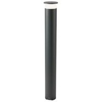 Moderne Aluminium-Außenlampe mit opalem Diffusor - 9W - 920 Lumen - 4000°K Graphit von SOVIL