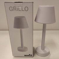 Wiederaufladbare led-tischleuchte grillo 3w 3000k weiß - 97901/02 - Sovil von SOVIL