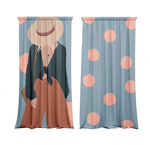 Pretty Women Vorhang-Set mit Tunnelzug, Blickdicht (2er Set) von SOWE