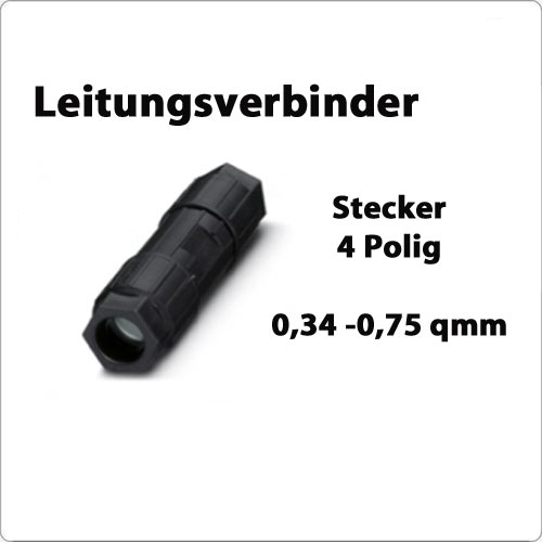Leitungsverbinder 4 Polig  IP67 von SOWERO
