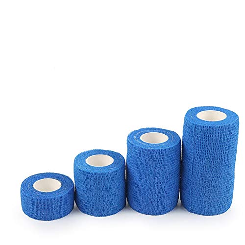 Kinesio Tape Sport Elastoplast Selbstklebeband Self Adhesive Bandage sportliche Band Stretch Wrap Knöchel-Klebeband for Handgelenk Tape Kinesio (Color : Blue, Size : L) von SOWUDM