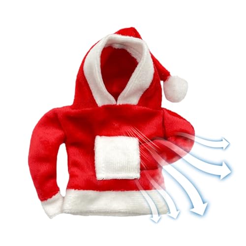 SOYDAN Lustige Schaltabdeckung für Auto, niedliche Schaltabdeckung mit Kapuze für das Weihnachtsauto | Kreative Weihnachtsdesign Schaltabdeckung für Auto, Abdeckung von SOYDAN