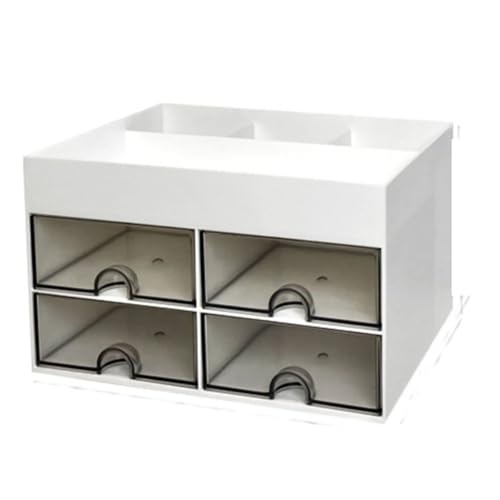 SOYDAN Schreibtisch-Organizer mit 4 Schubladen, Zubehör-Organizer, Schreibtisch-Caddy, Kabelmanagement-Box, Aufbewahrung von Kleinteilen, Mini-Schreibtisch-Aufbewahrungsschublade mit Fächern von SOYDAN