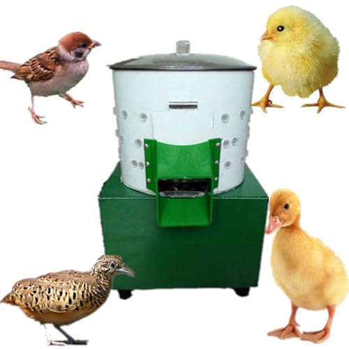 Huhn Plucker Maschine, elektrischer Huhn Plucker De-Feder Entferner Geflügel Maschine und Geflügel Prozessor Edelstahl Heavy Duty Connector Trommel von SOYPAX