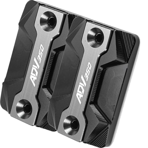 SOYTZBMK Reservoir-Schutz Motorradzubehör CNC Aluminium Vorne Bremsflüssigkeitsbehälter Tankdeckel Abdeckung Für H-ONDA ADV 350 ADV350 2022 2023(Grey) von SOYTZBMK