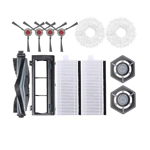 Ersatzteil Hauptbürste, Hepa-Filter, Staubbehälter, Mopphalter, Hauptbürstenabdeckung, Kompatibel mit Ecovacs Deebot OZMO K10 N9+ / Yeedi DVX46, Roboterstaubsauger(SET 11) Ersatzteil Hauptbürste, Hepa-Filter, Staubbehälter, Mopphalter, Hauptbürstenabdeckung, Kompatibel mit Ecovacs Deebot OZMO K10 N9+ / Yeedi DVX46, Roboterstaubsauger(SET 11) von SOYVA