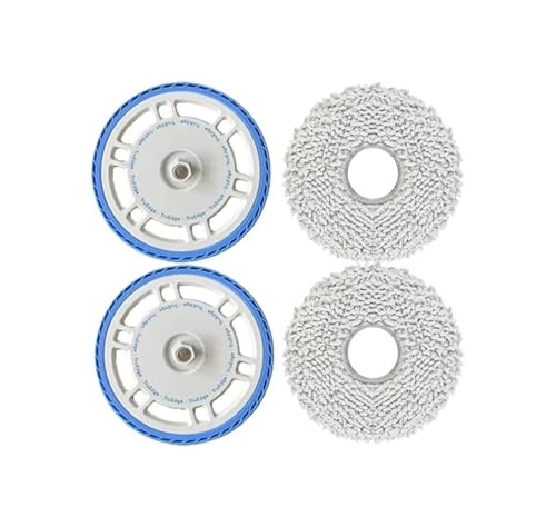 Ersatzteil Original 2 Mopphalter + 2 Mopptücher, kompatibel mit ECOVACS DEEBOT X5 PRO Omni, Roboterstaubsauger Ersatzteil Original 2 Mopphalter + 2 Mopptücher, kompatibel mit ECOVACS DEEBOT X5 PRO Omni, Roboterstaubsauger von SOYVA