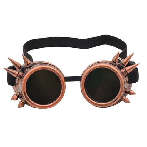 Pet Glasses Dog Willow Ding Steampunk Retro Outdoor Sports Gothic Style Decorative Windshield Goggles Sunglasses von Sozy