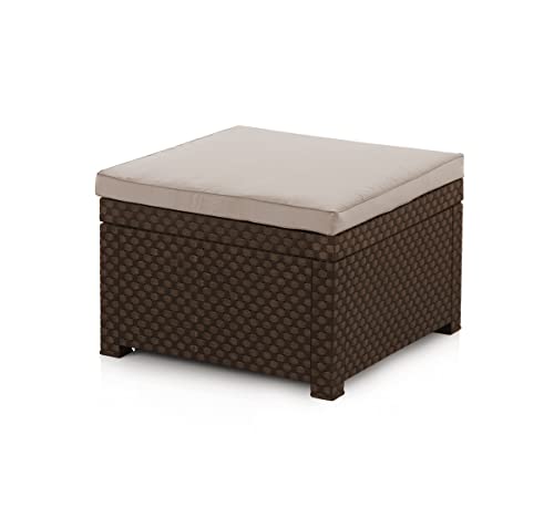 SP Berner Shaf Diva Sitzsack für den Außenbereich für Gartenmöbel, niedriger Gartenhocker, recycelten Materialien, Wenge von Shaf