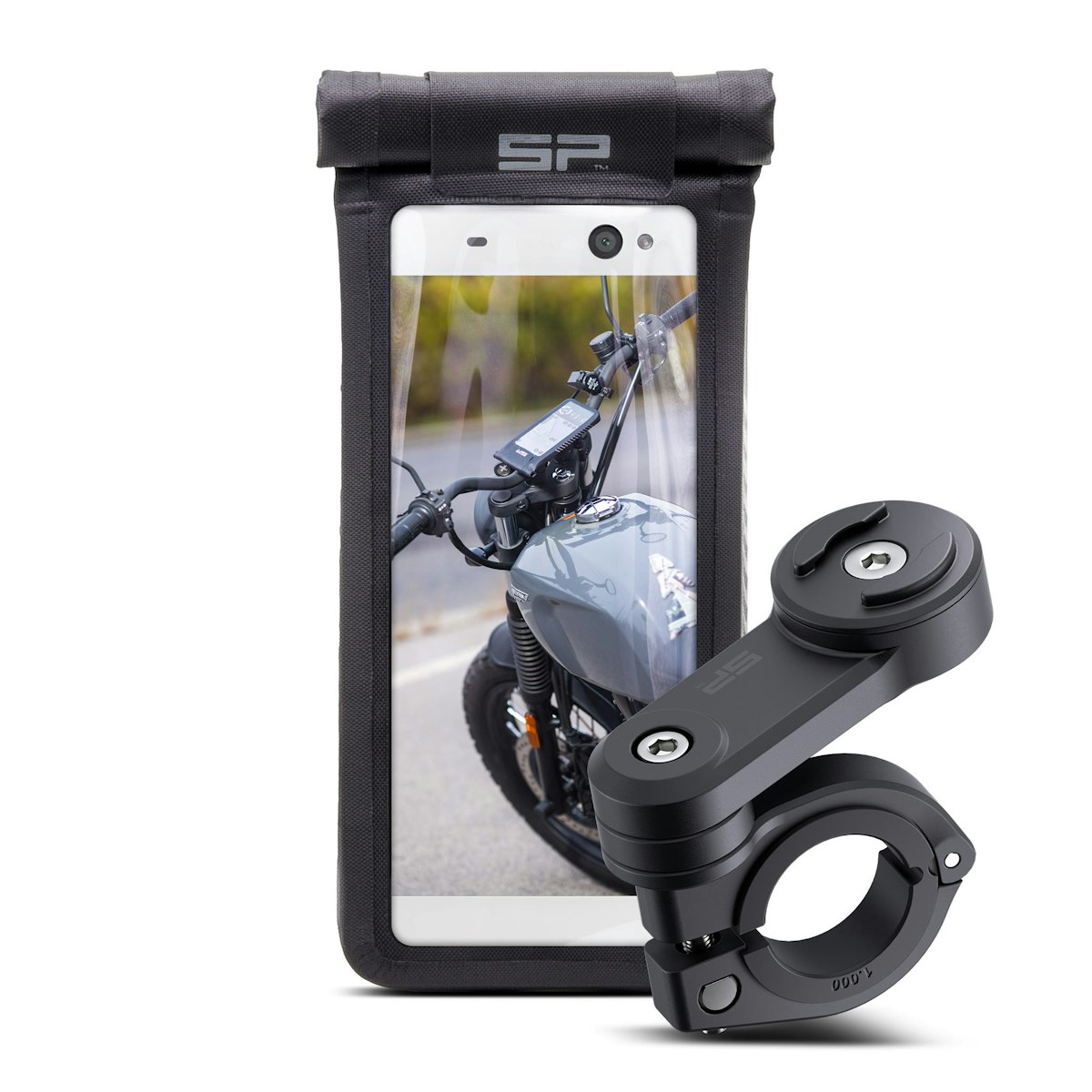 SP Connect™ Moto Bundle LT Universal Case SPC+ mit Universal-Handytasche von SP Connect™