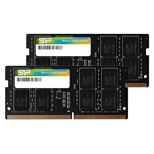 Silicon Power 32 GB (16 GB x 2) DDR4 2666 MHz 260-pin CL19 1,2 V SODIMM Laptop-Speicher - kompatibel mit Intel Skylake-X Plattformen/Kaby Lake-X CPU Series Motherboards von SP Silicon Power