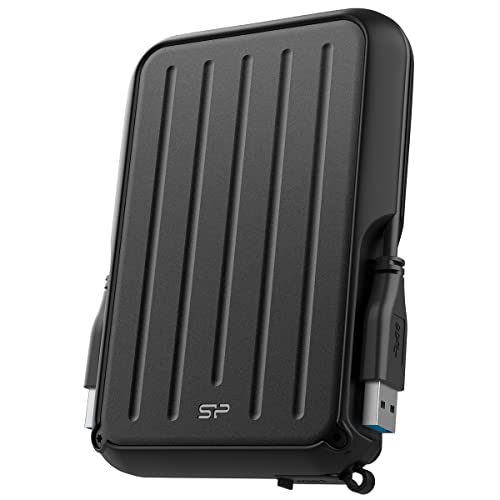 Silicon Power 4TB Game Drive Externe Festplatte A66, kompatibel mit PS5, PS4, Xbox One, PC und Mac, Schwarz von SP Silicon Power