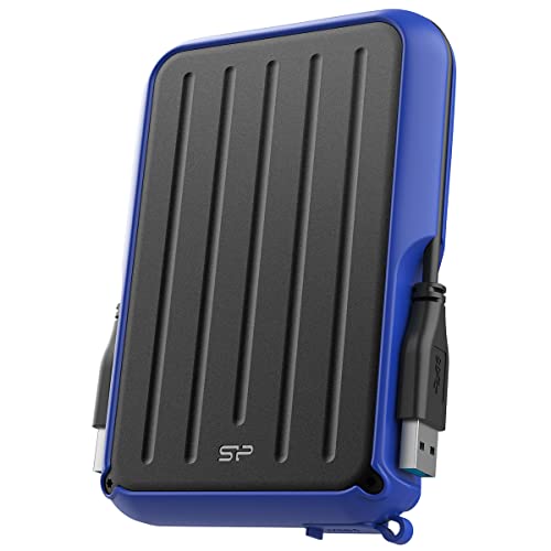 Silicon Power 5TB Game Drive Externe Festplatte A66, kompatibel mit PS5, PS4, Xbox One, PC und Mac, Blau von SP Silicon Power