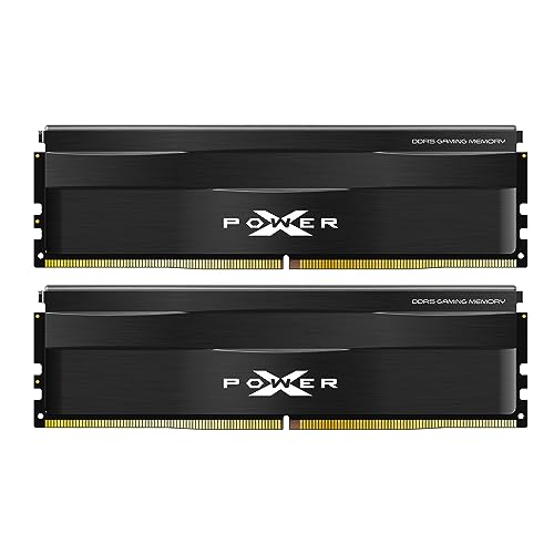Silicon Power DDR5 32GB (2x16GB) 6000MHz (PC5-48000) 288-pin CL40 1.35V UDIMM Desktop Memory Module RAM SP032GXLWU600FDE Black von SP Silicon Power